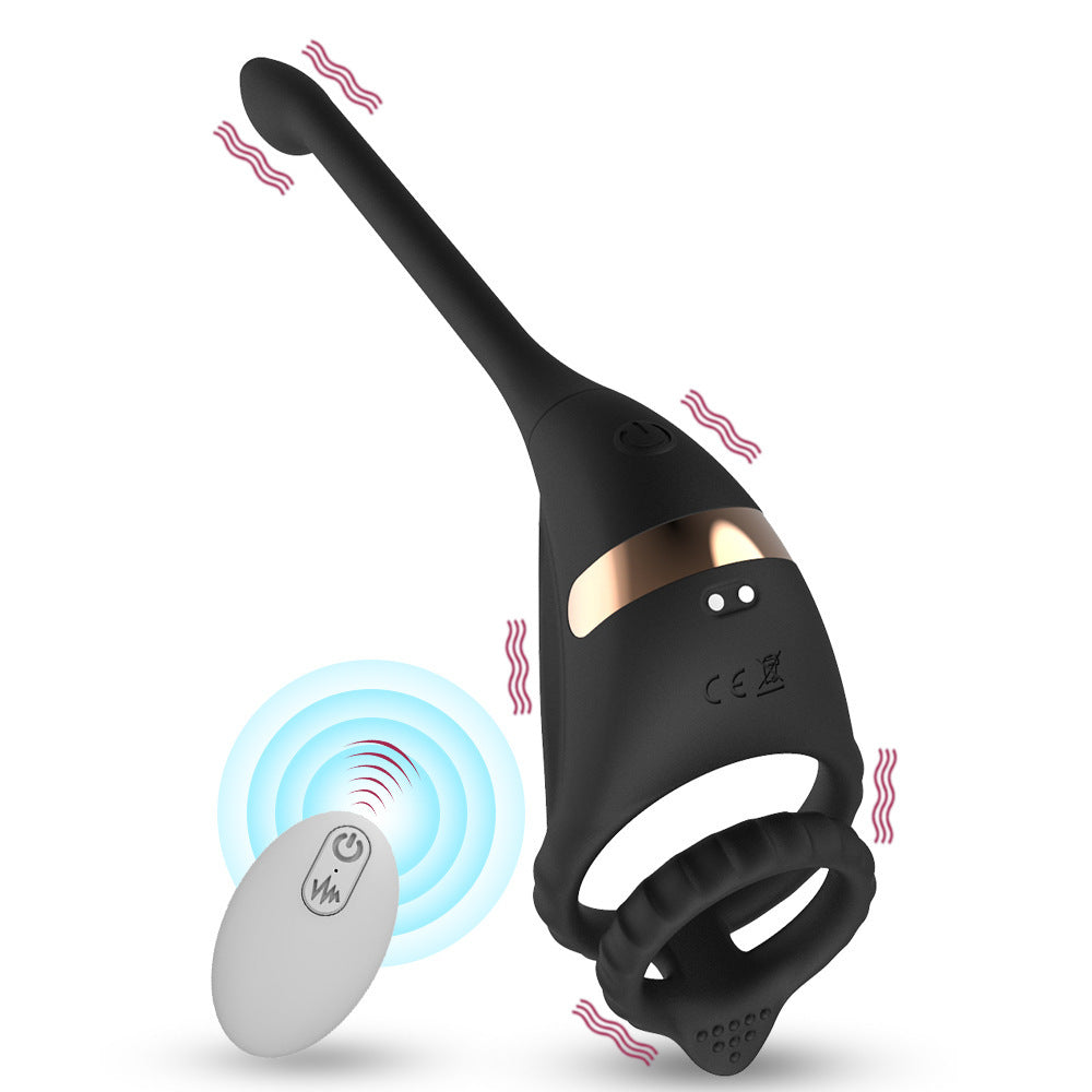 APP Remote Control Double Ring Silicone Butt Plug