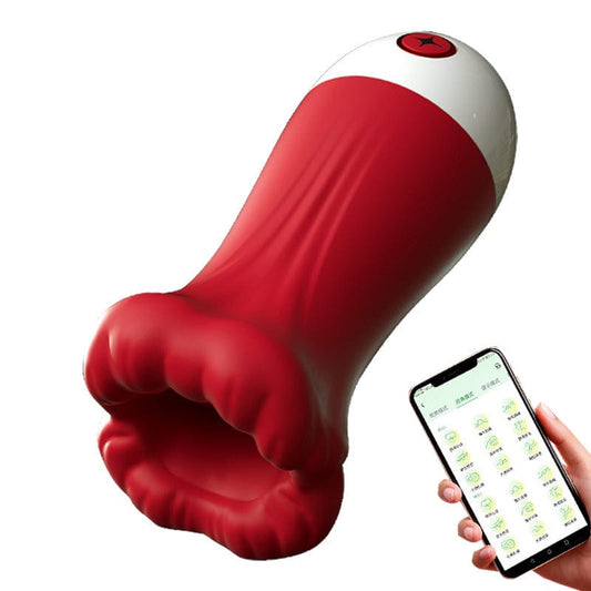 Big Mouth APP Remote Control Blowjob Male Masturbator