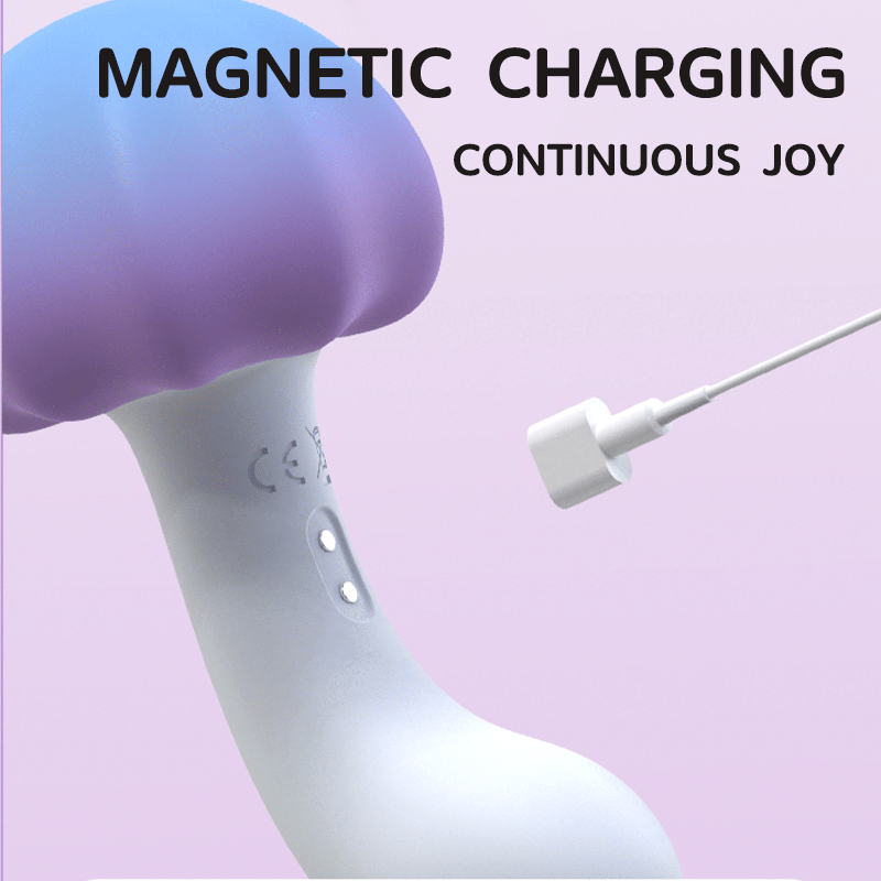 Mushroom Double-head G-spot Clitoral Vibrator