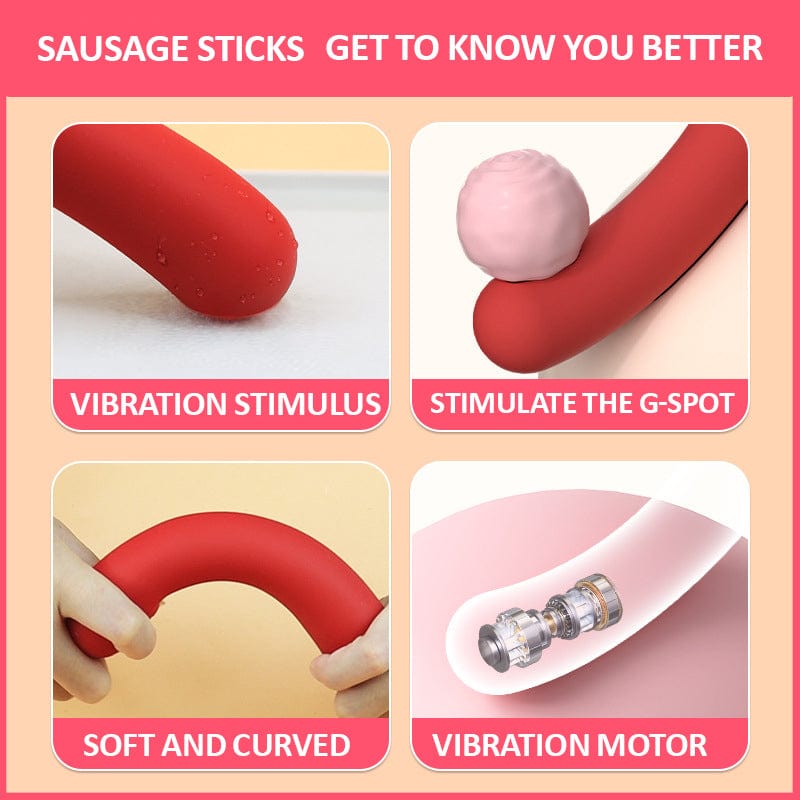Sausage Vibrator Masturbation Device for Women