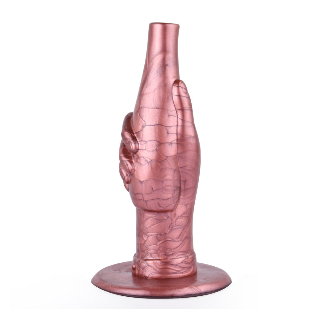 Unisex masturbation vase penis silicone anal plug couple flirting orgasm