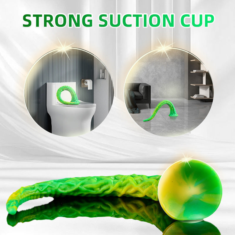 Colorful Octopus Anal Plug Whip – Extra-Long Deep Insertion Expander for Men & Women, SM Anal Toy