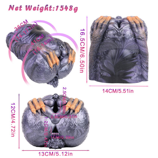 Griffin Yin Hip Inverted Model Name Male Special-shaped Aircraft Cup Alternative Silicone Cup Double Pass Stimulation