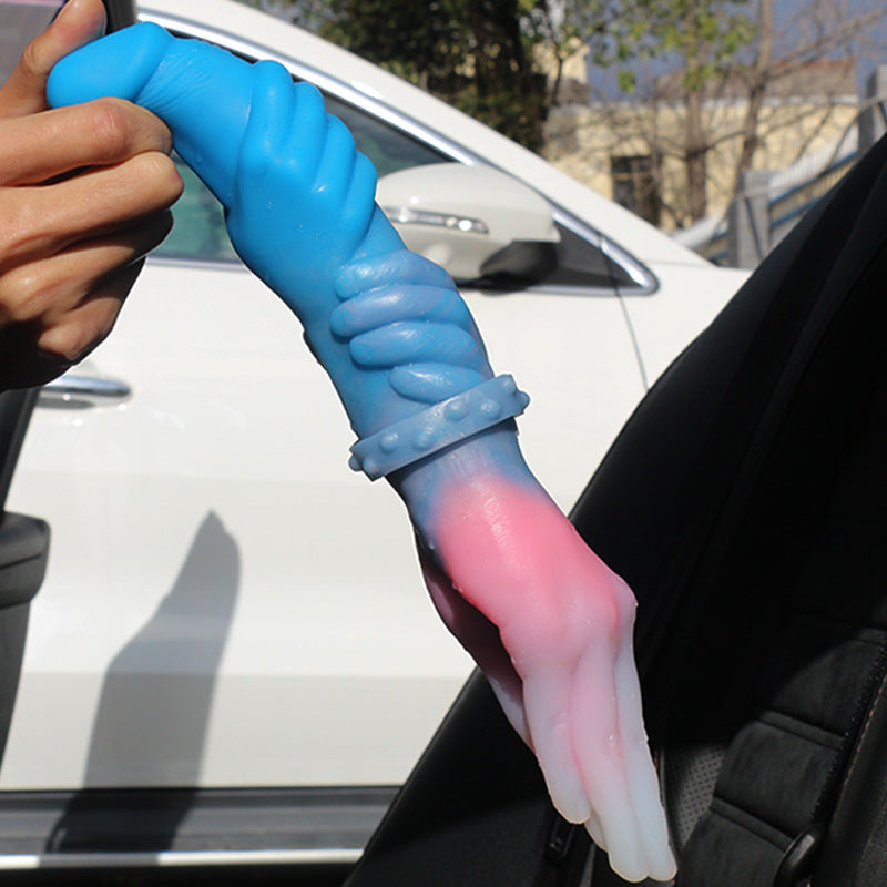 Double-headed penis androgynous palm animal dildo double-headed dragon sex toy anal plug