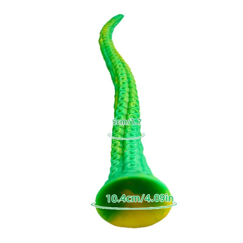 Colorful Octopus Anal Plug Whip – Extra-Long Deep Insertion Expander for Men & Women, SM Anal Toy