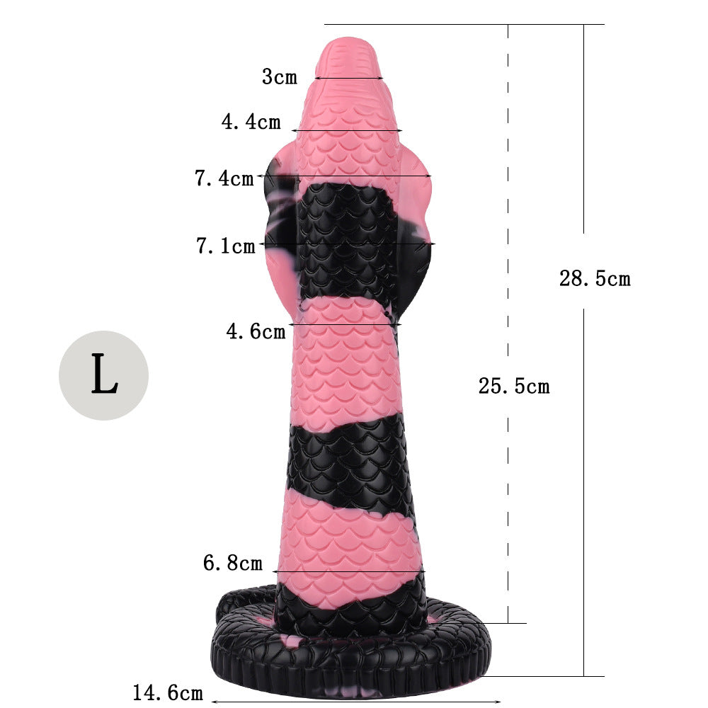 Flower snake special-shaped penis liquid silicone men and women masturbate alternative sex toys