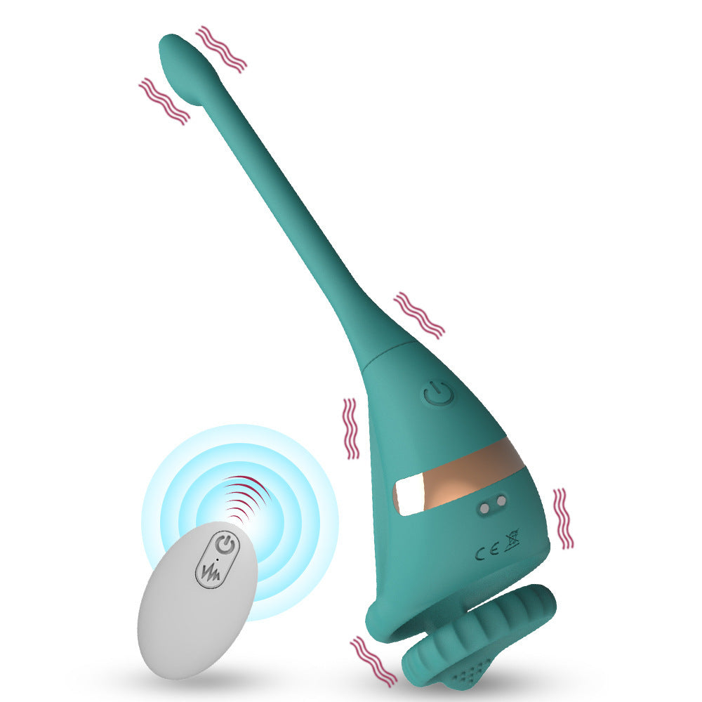 APP Remote Control Double Ring Silicone Butt Plug