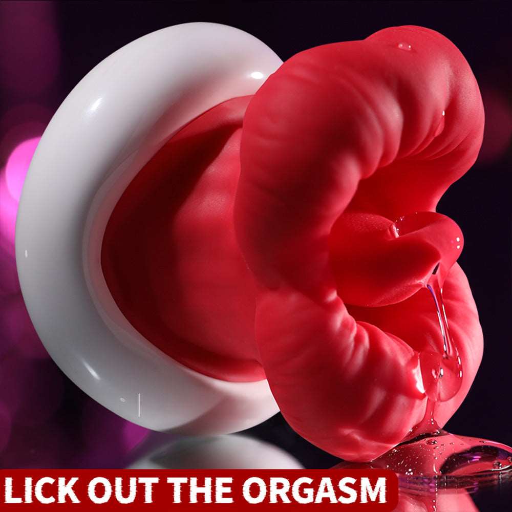 Big Mouth Upgraded Tongue Licking Vibrator for Women with 8 Vibrating Tongue Licking Modes
