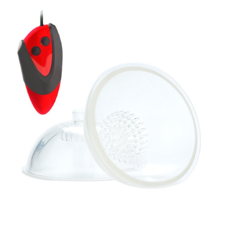 Female Silicone Transparent Breast Massager