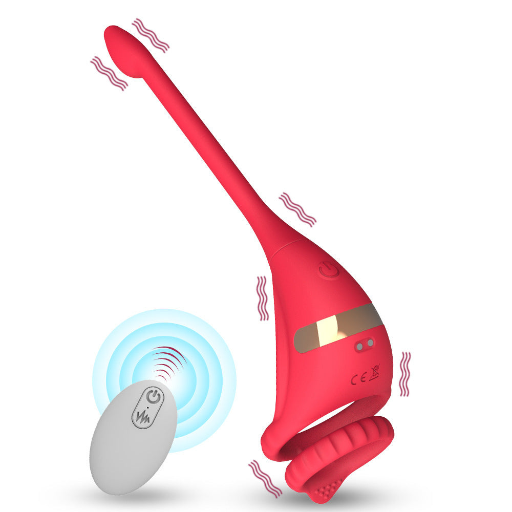 APP Remote Control Double Ring Silicone Butt Plug