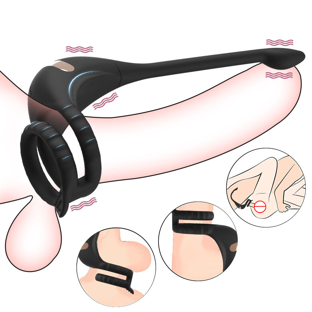 APP Remote Control Double Ring Silicone Butt Plug