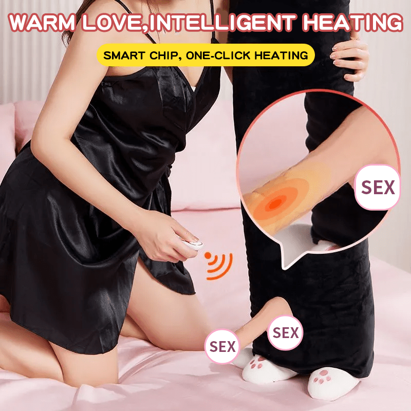 Discreet Cat Pussy Pillow Remote Control Sex Machine