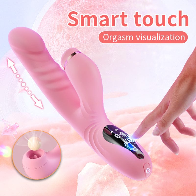 Electric Heated Vibrator Automatic Sucking Thrusting Machine For Women