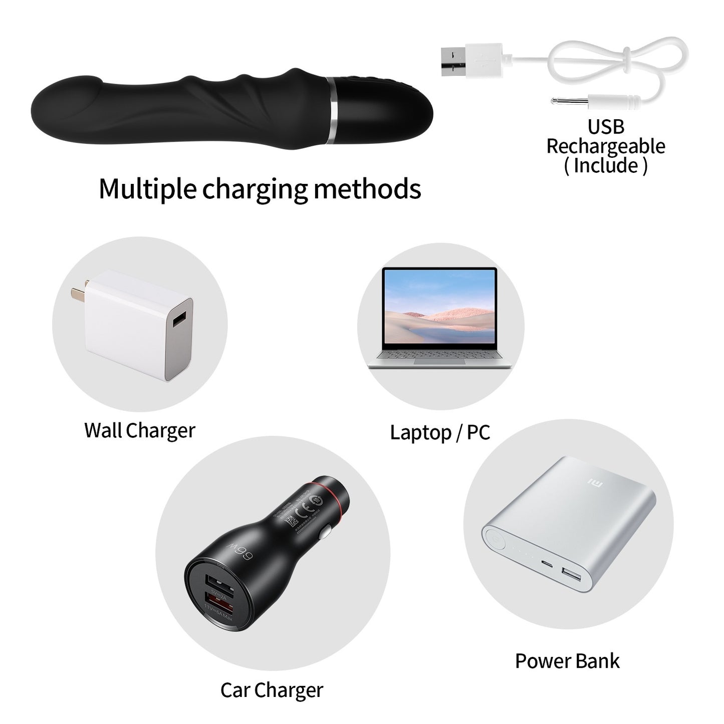 Female Massage Charging Stick Ten-frequency Vibration Toy