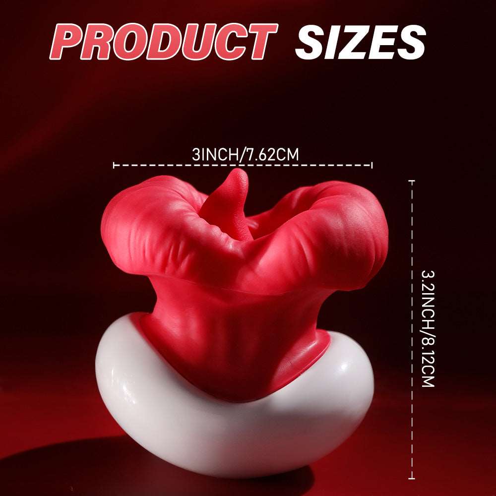 Big Mouth Upgraded Tongue Licking Vibrator for Women with 8 Vibrating Tongue Licking Modes