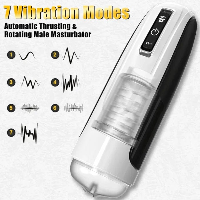 10 Powerful Thrusting&Rotating Modes Automatic Men Masturbation Cup