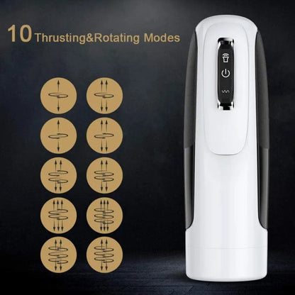 10 Powerful Thrusting&Rotating Modes Automatic Men Masturbation Cup