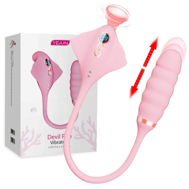 Magic Stick Vibrator for Women Telescopic Sucking Vibrator Vibrating Egg