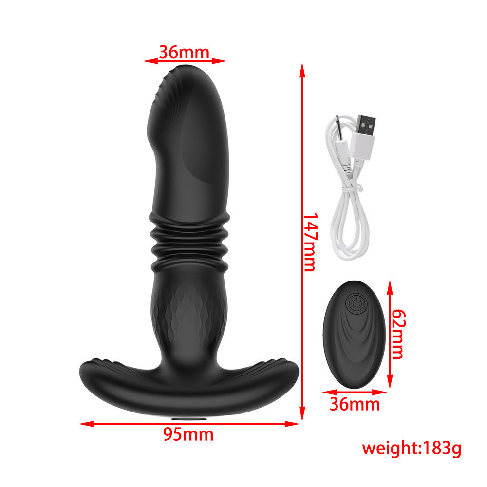 Wireless Remote Control Telescopic Butt Plug Men And Women General Supplies