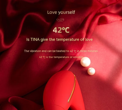 Women's Automatic Heating Sucking Clitoral Multi-frequency Vibrator