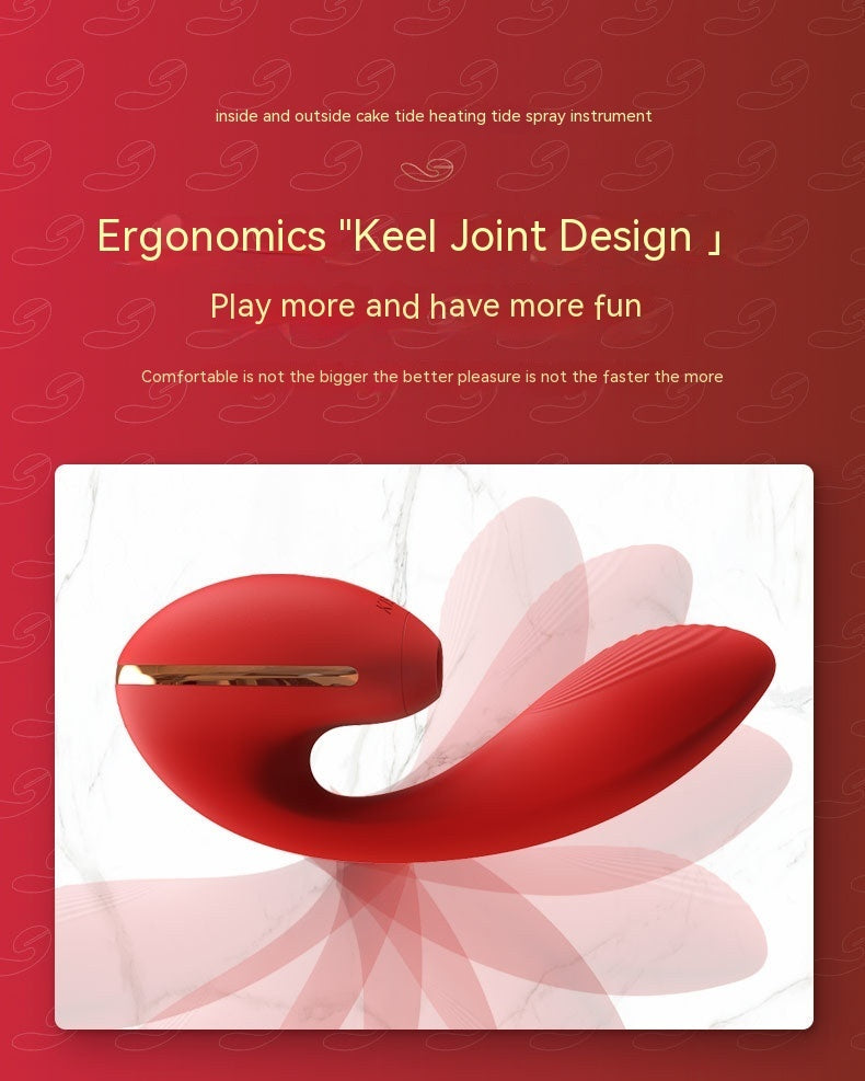 Women's Automatic Heating Sucking Clitoral Multi-frequency Vibrator