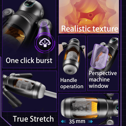 Bella Bot Robot Telescopic Vibrating Male Penis Stroker