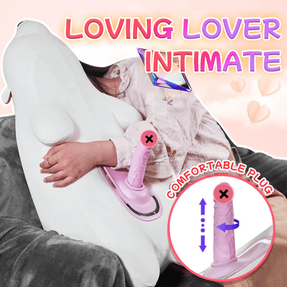 Discreet Infinity Pillow Polar Bear Remote Control Sex Machine