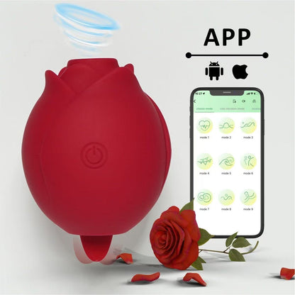 Rose Vibration Jump Egg Wireless Remote Control App