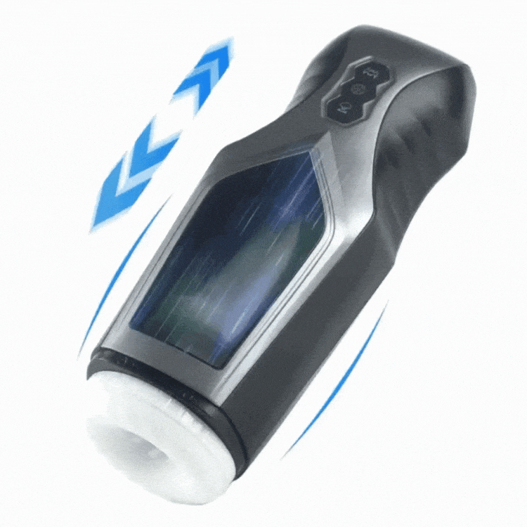 Thursting & Vibrating With Huge Visible Window Oral Male Masturbation