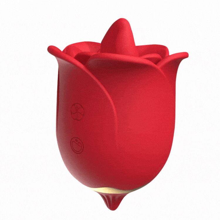 Rose Toys Nipples Clitorals Stimulator With Tongue For Women
