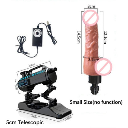 Fully Automatic Telescopic Dildo Machine Female Masturbator
