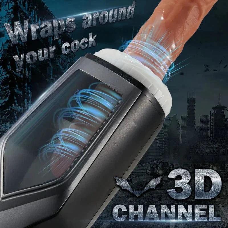 Thursting & Vibrating With Huge Visible Window Oral Male Masturbation