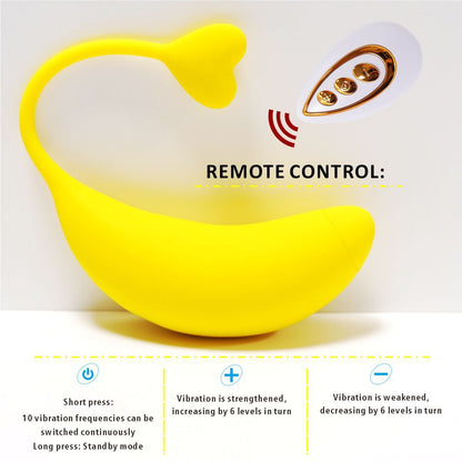 Fruit Banana APP Remote Control Vibration Product Device Wear Plug