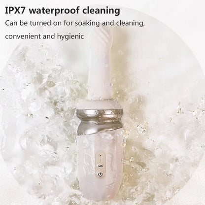 Telescopic Dildo Sex Machine App Control With Hand Free Sucker