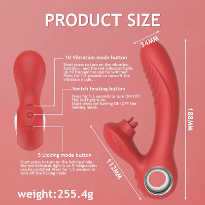 Pussy Clitoral Stimulation Tongue Licking G Spot Orgasm Female Masturbation  Vibrator