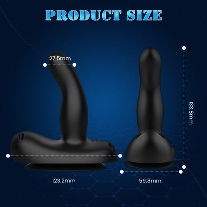 Mini Saddle G Spot Prostate Vibrator With Suction Cup & Panty