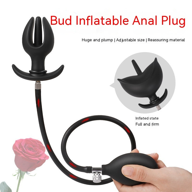 Flower Bud Inflatable Silicone Toy