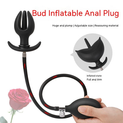 Flower Bud Inflatable Silicone Toy