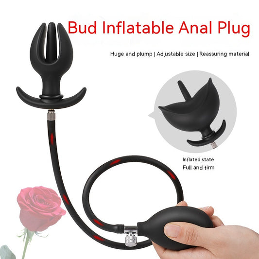 Flower Bud Inflatable Silicone Toy