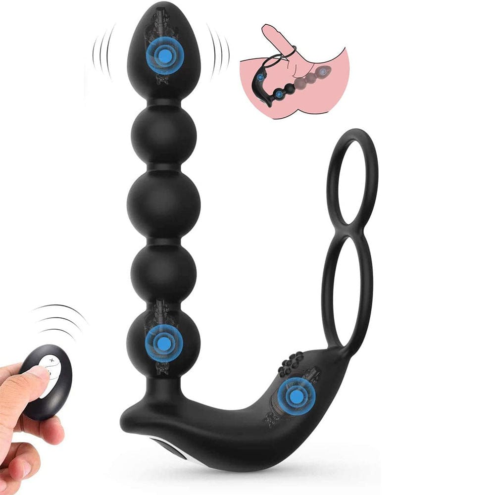 Butt Plug Anal Penis Ring Rechargeable Prostate Massager