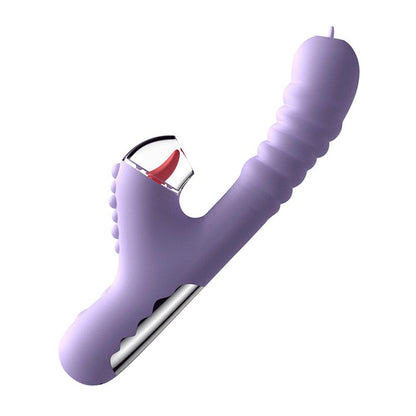 Small Dinosaur Vibrator Telescopic Tongue Sucking Clit Stimulation Vibrator