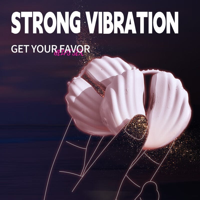 Roomfun Shell SM Electric Shock Nipple Clamp Vibration Massager Remote Control