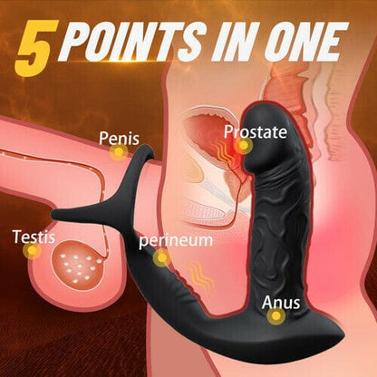 Joseph App / Wireless Remote Control Vubrating Prostate Massager & Cock Rings