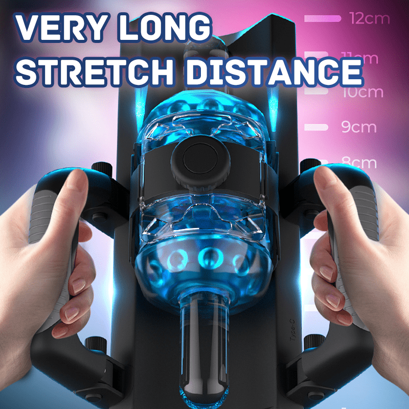 Thrusting Cannon King Mini 6-Segment Fixed-point Telescopic Male Masturbator