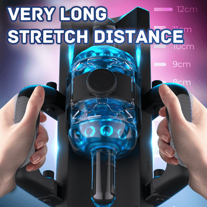 Thrusting Cannon King Mini 6-Segment Fixed-point Telescopic Male Masturbator
