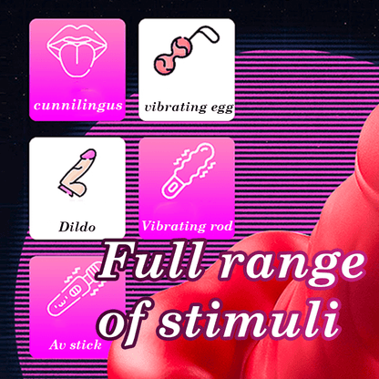 360° Rotating Bead Telescopic Masturbation Vibrator