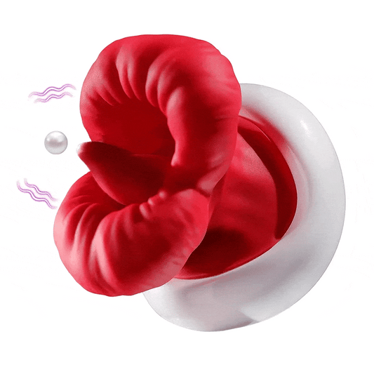 Big Mouth Upgraded Tongue Licking Vibrator for Women with 8 Vibrating Tongue Licking Modes