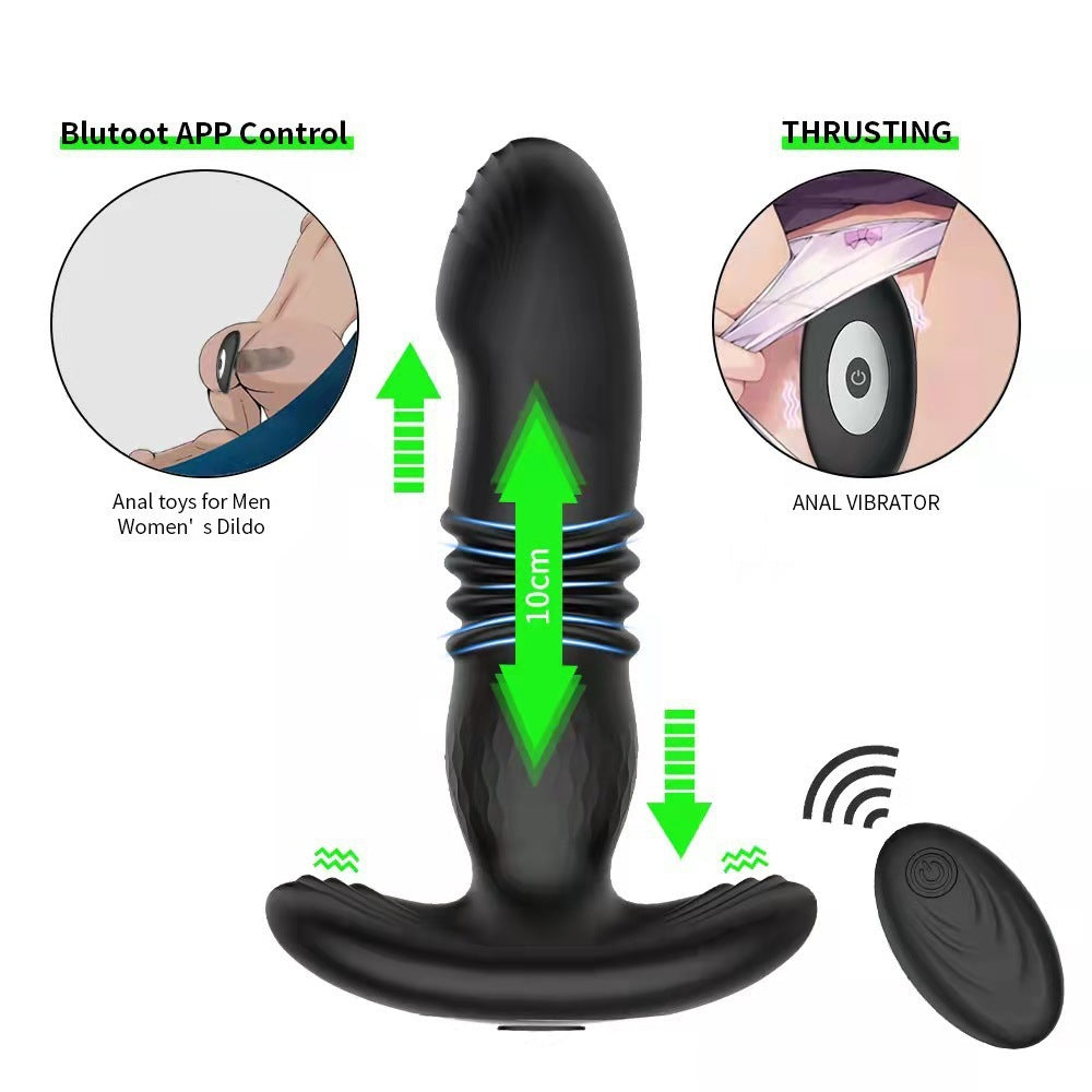 Wireless Remote Control Telescopic Butt Plug Men And Women General Supplies