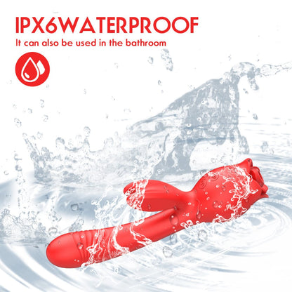 Rose Vibrator G Spot Clitoral Stimulator