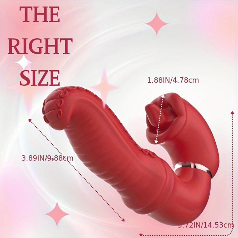 Octopus Tongue Licking Swing Clitoris G Spot Vibrator